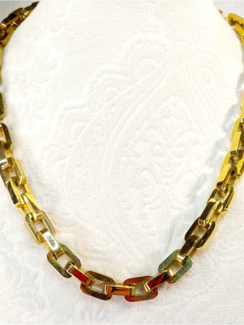 Eddie Borgo Polished Gold Link Necklace